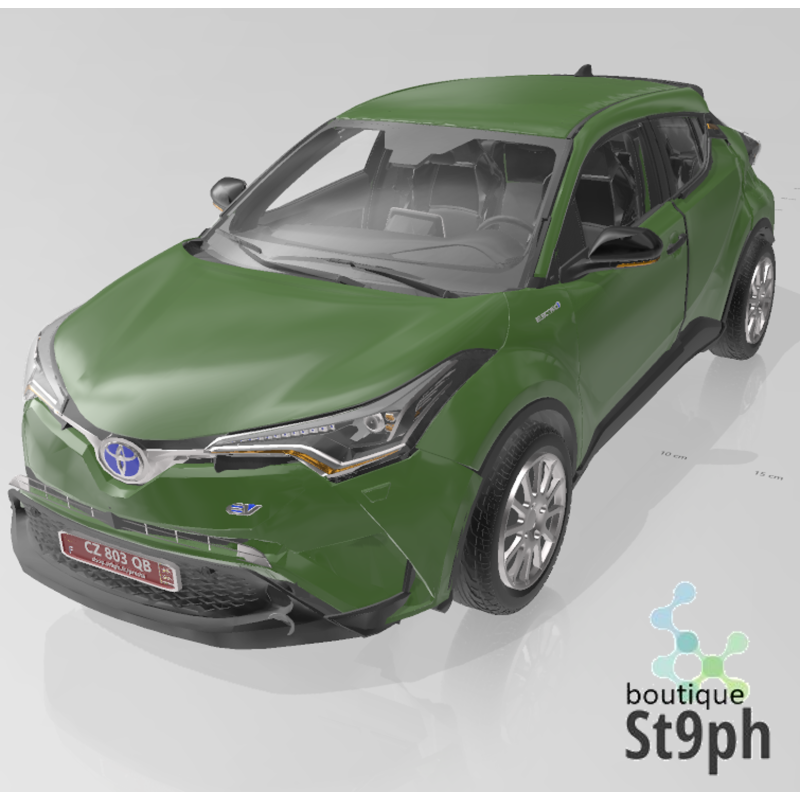 Toyota CHR, modèle 3D gratuit format 3mF