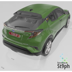 Toyota CHR, modèle 3D gratuit format 3mF